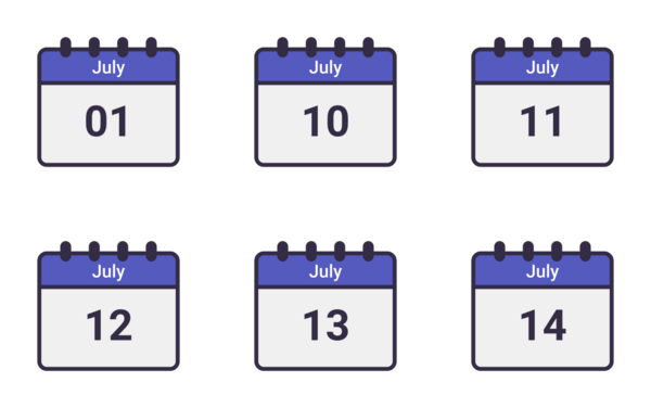 july calendar