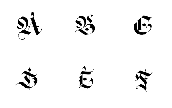 gothic alphabet