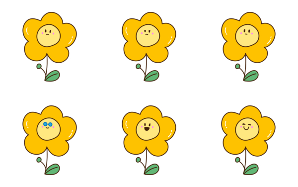 flowers emoticons