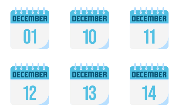 date and calendar december