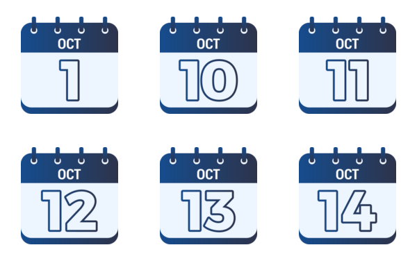 calendar october