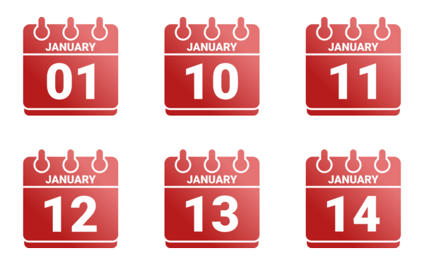 calendar of january