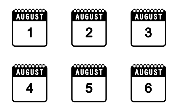 august calendar