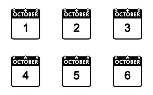 october calendar