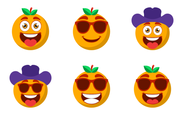 orange emoji