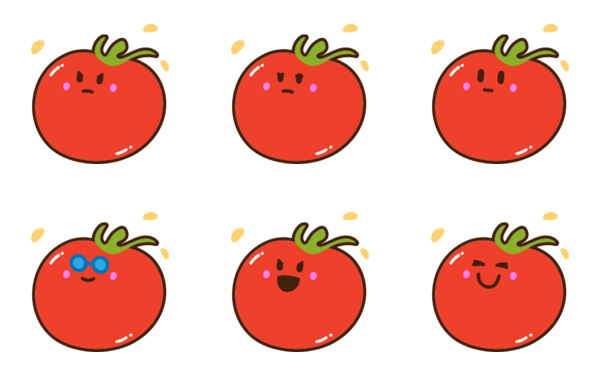 tomato emoticons