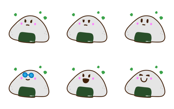 onigiri emoticons