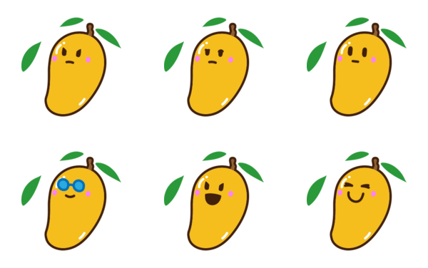 mango emoticons