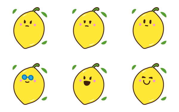 lemon emoticons