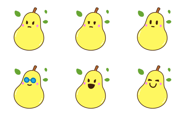 pear emoticons