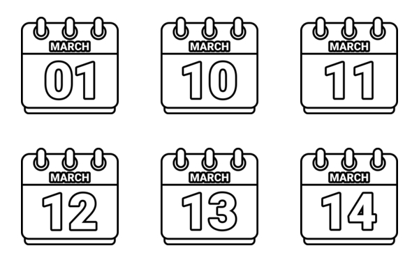 calendar of march