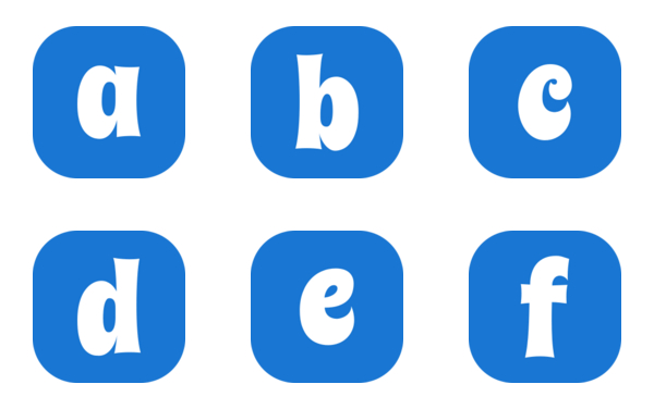 Small Letters a to z Small Letters a to z