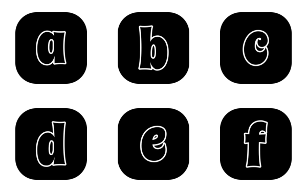 Small Letters a to z Small Letters a to z