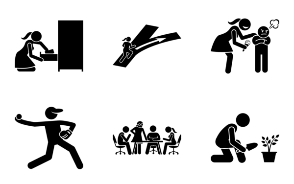 Actions alphabet p set 8 of 19 Actions alphabet p set 8 of 19