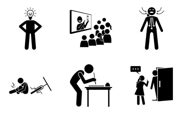 actions alphabet i set 6 of 10