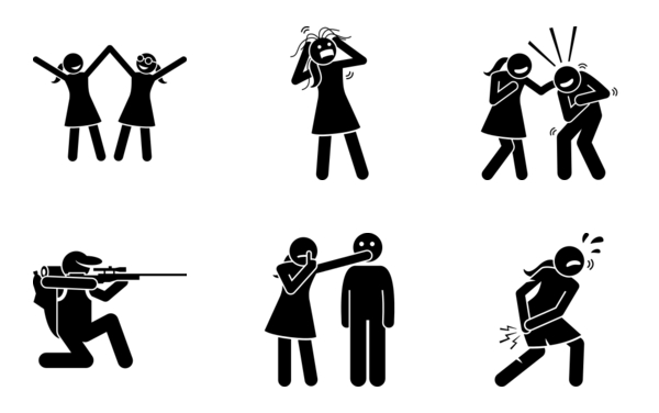 Actions alphabet h set 9 of 9 Actions alphabet h set 9 of 9
