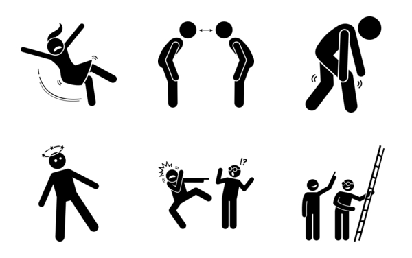 Actions alphabet f set 1 of 11