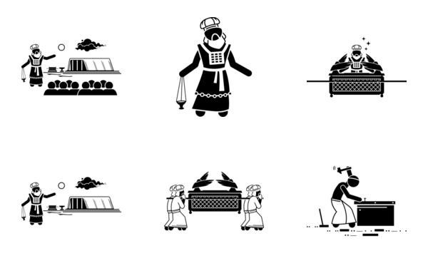 Ark of the covenant and high priest Ark of the covenant and high priest