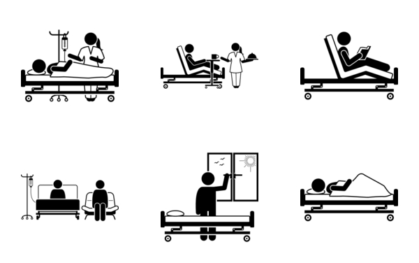 hospital patient bed bedroom facilities
