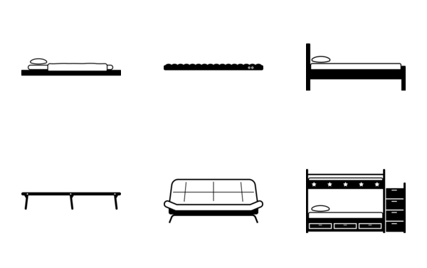 different type of beds