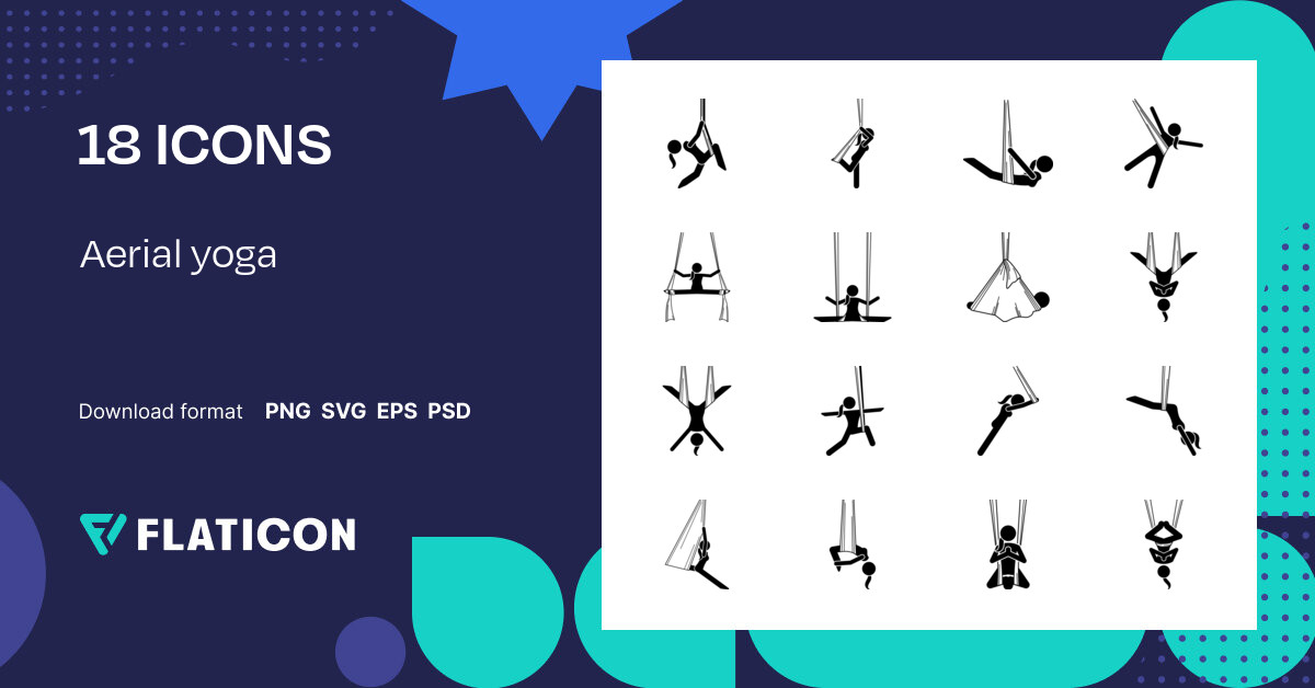 Aerial Yoga Vector Art, Icons, and Graphics for Free Download
